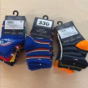 Tommy Hilfiger infant 6-12  Colorful Socks Set 3 packs